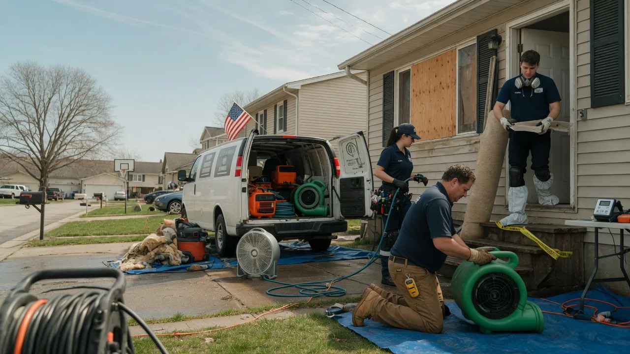 Water Damage Restoration in Mediapolis, IA near me